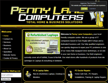 Tablet Screenshot of pennylane.co.uk
